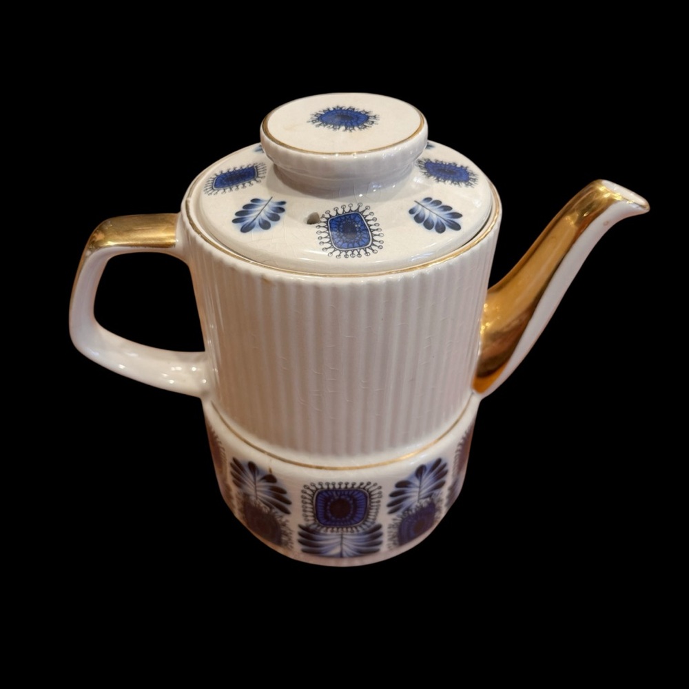 Vintage Porcelain Coffee Pot - Gibson Staffordshire England